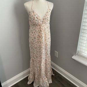 Cream maxi dress